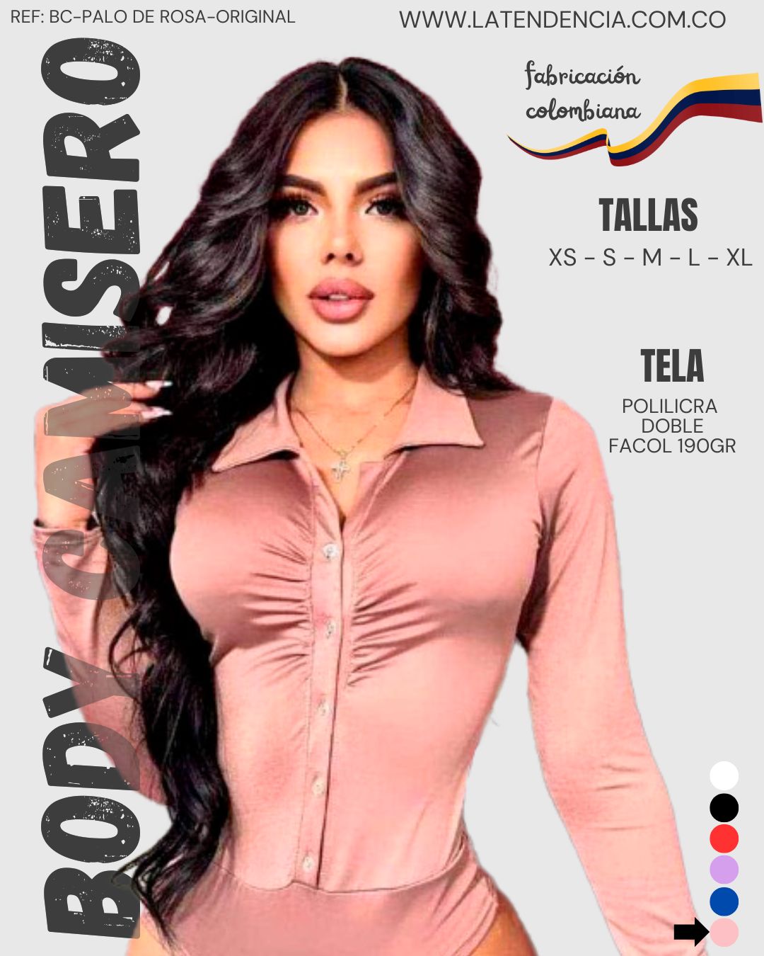 BODY CAMISERO