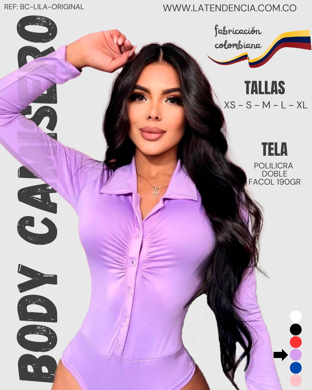 BODY CAMISERO