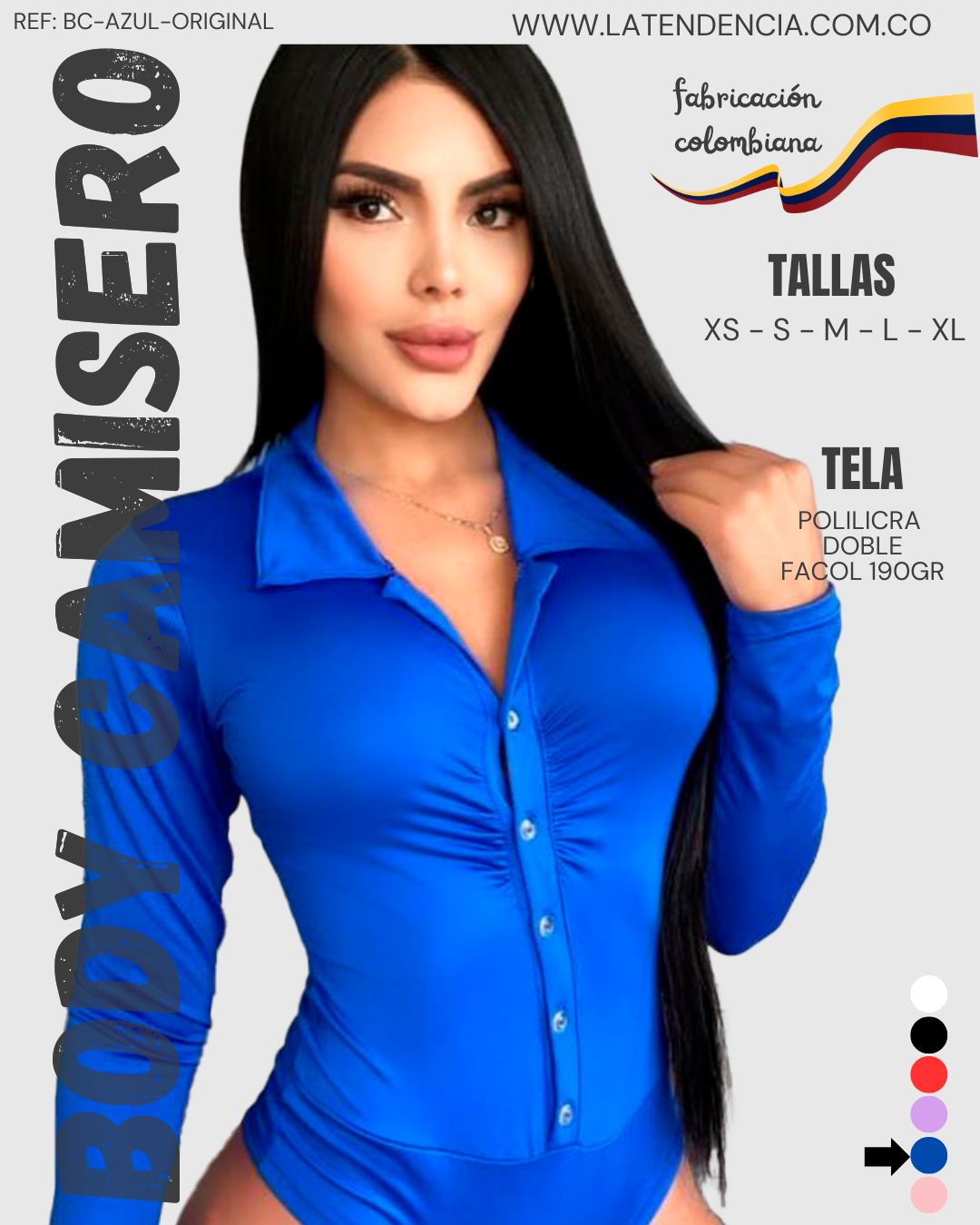 BODY CAMISERO