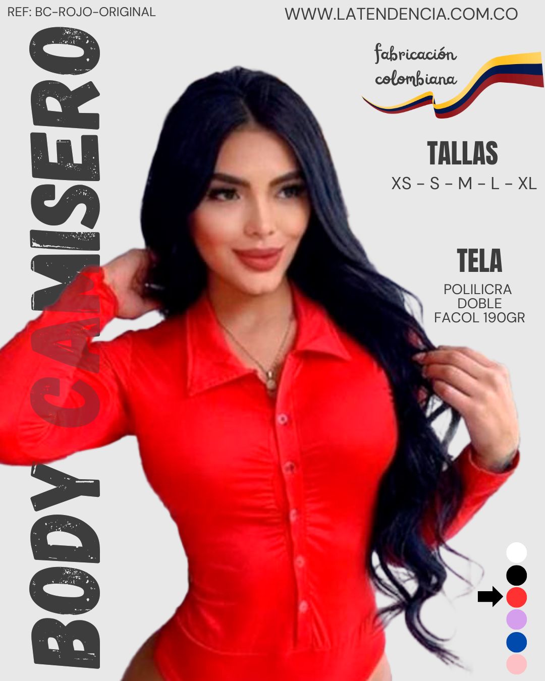 BODY CAMISERO