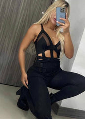 ENTERIZO ELEGANCIA NEGRA
